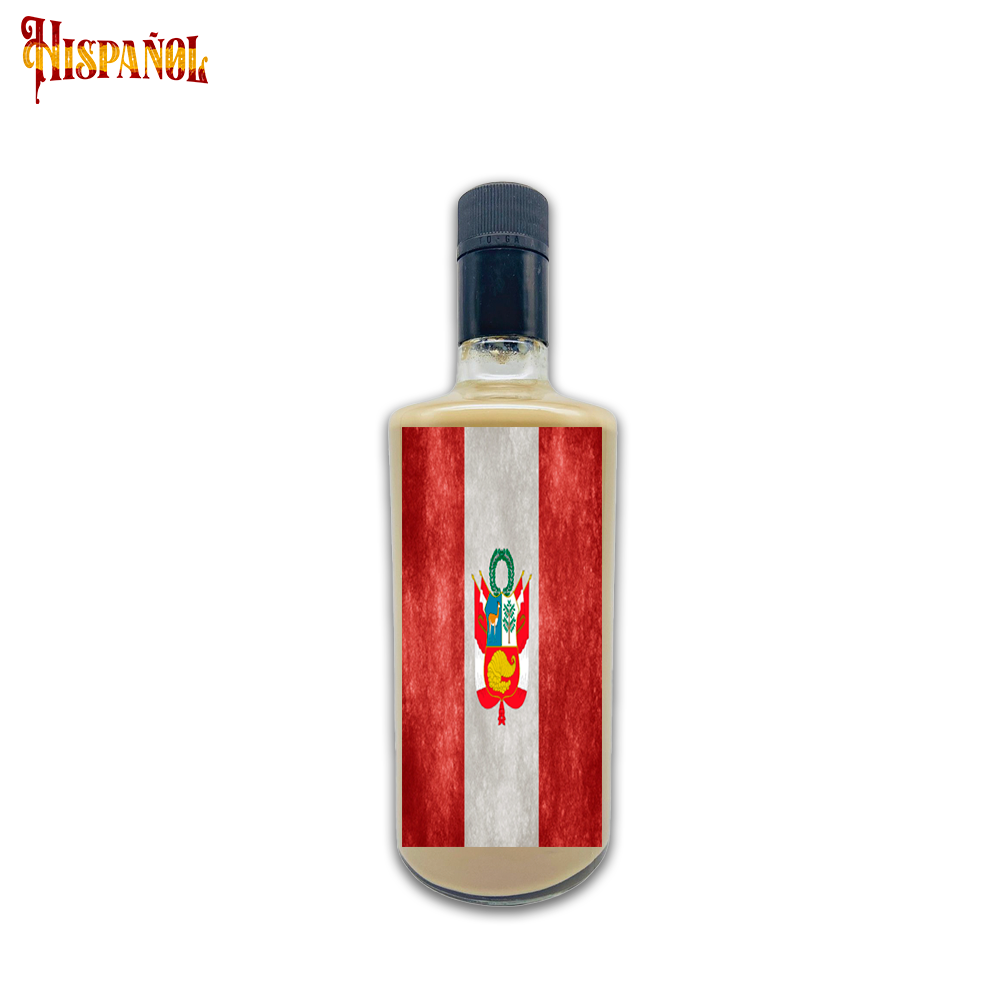 Licor Crema Perú - Bandera y Escudo Nacional