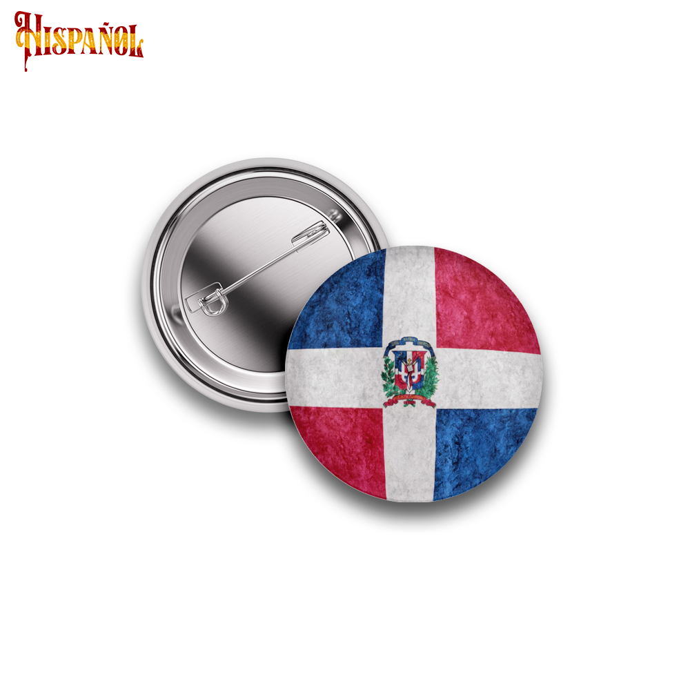 Pin República Dominicana - Bandera y Escudo Nacional