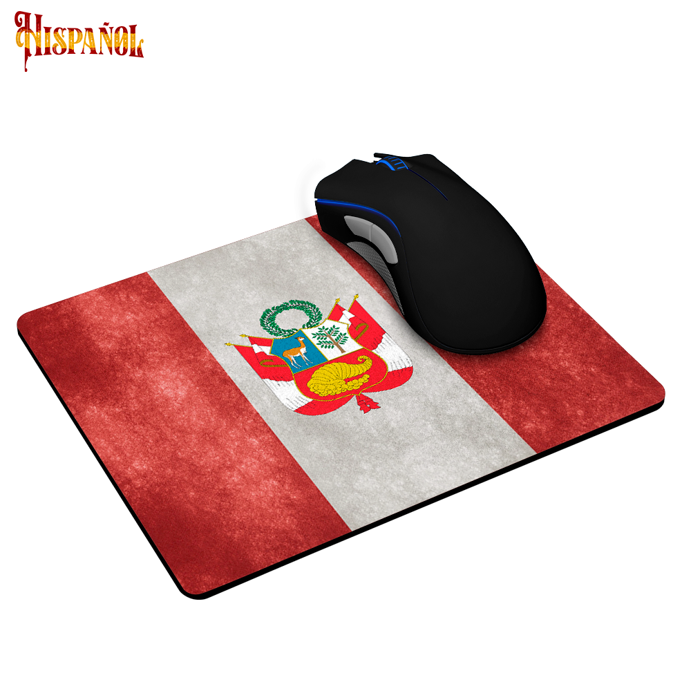 Alfombrilla Perú - Bandera y Escudo Nacional