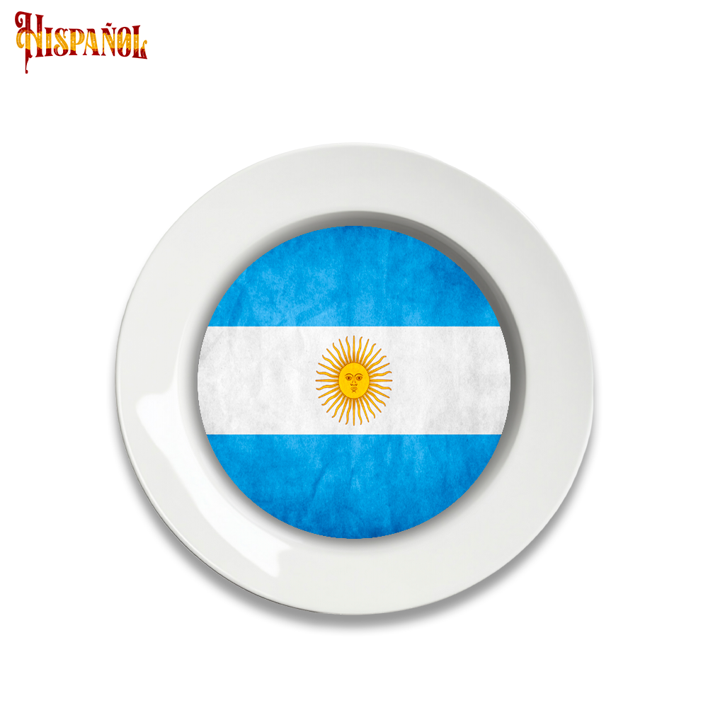 Plato Argentina - Bandera y Escudo Nacional