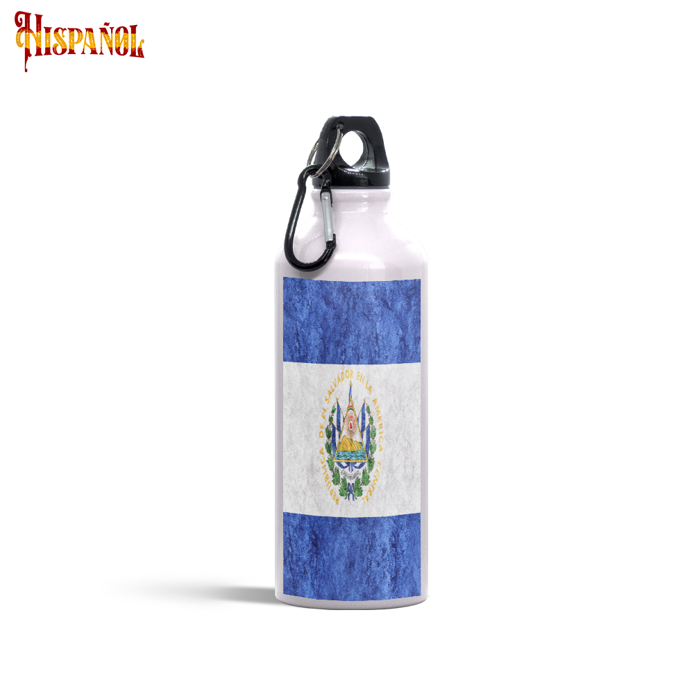 Cantimplora  El Salvador- Bandera y Escudo Nacional