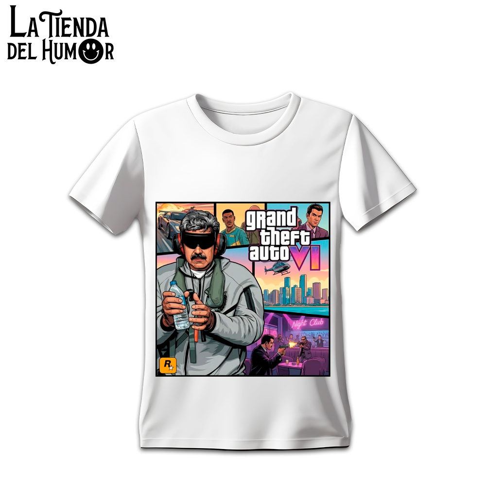 Camiseta Maduro GTA Venezuela - Grand Theft Auto Edition
