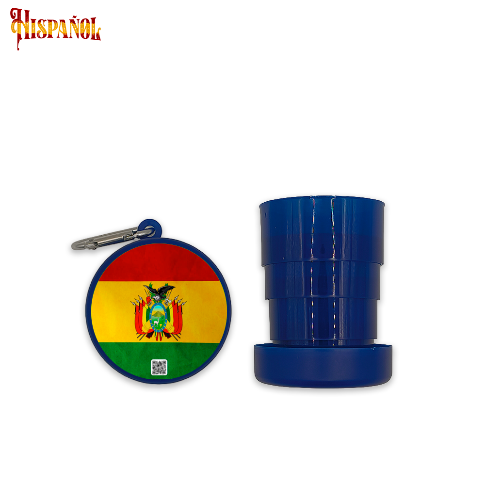 Vaso Portátil Bolivia - Bandera y Escudo Nacional