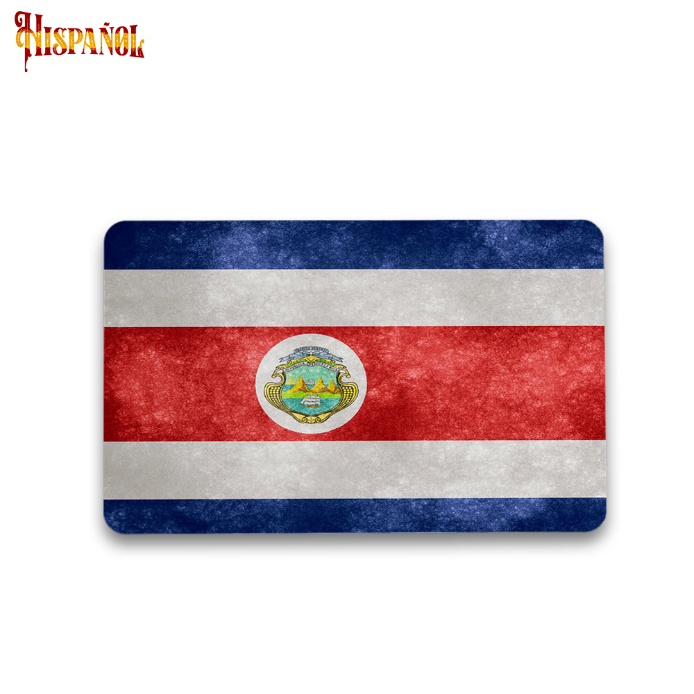 Pegatina Costa Rica - Bandera y Escudo Nacional