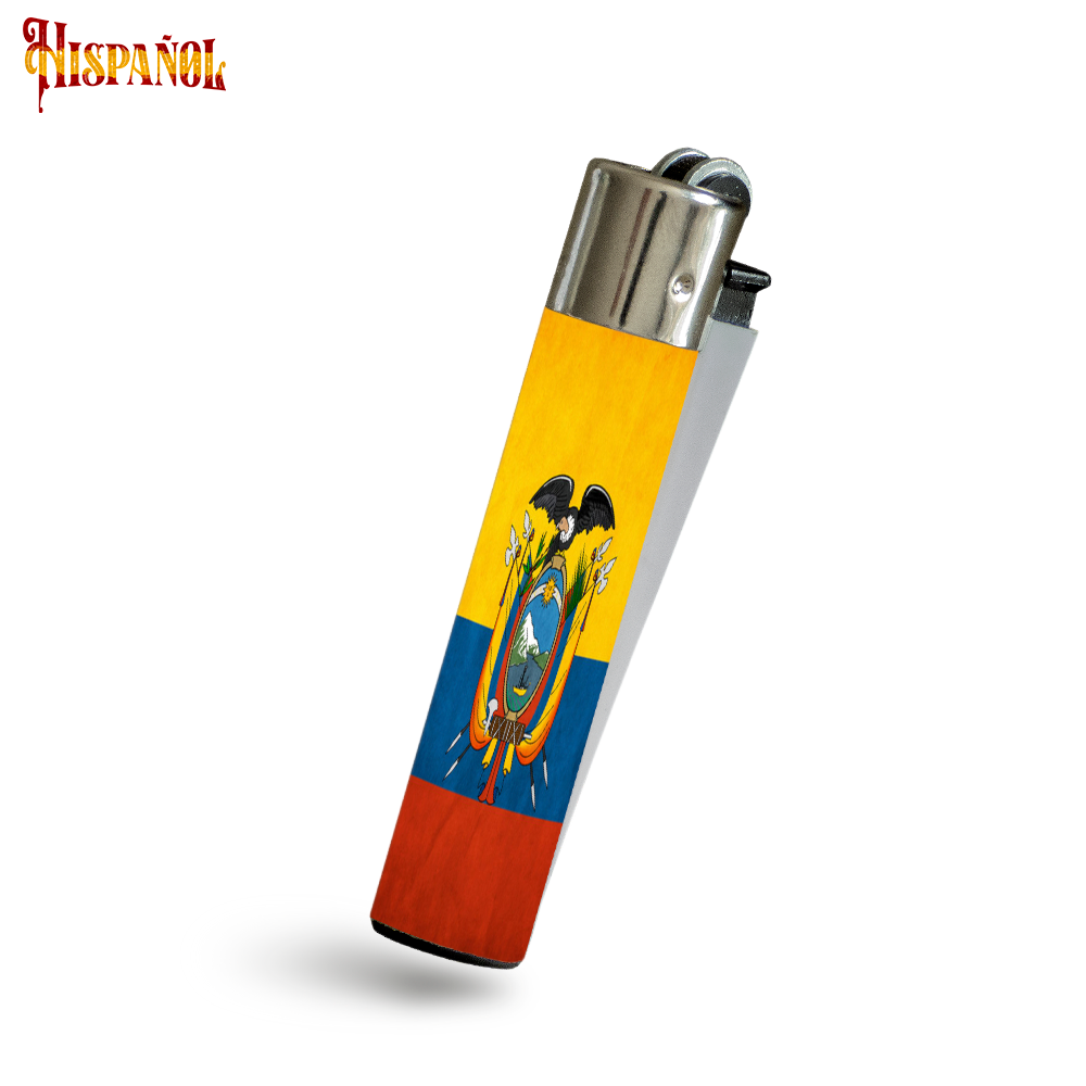 Mechero Ecuador - Bandera y Escudo Nacional