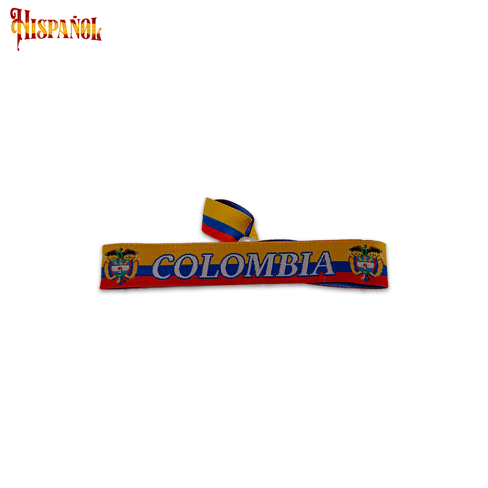 Pulsera Colombia - Bandera y Escudo Nacional