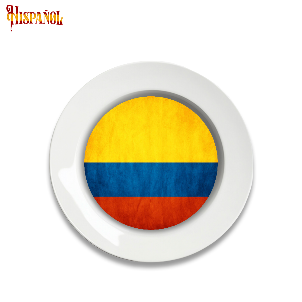Plato Colombia - Bandera y Escudo Nacional