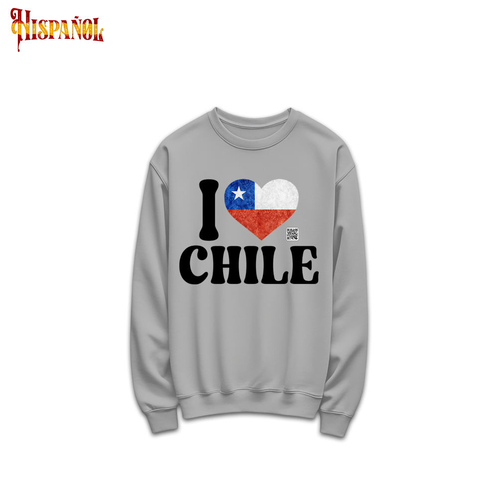 Sudadera sin Capucha Bandera Chile