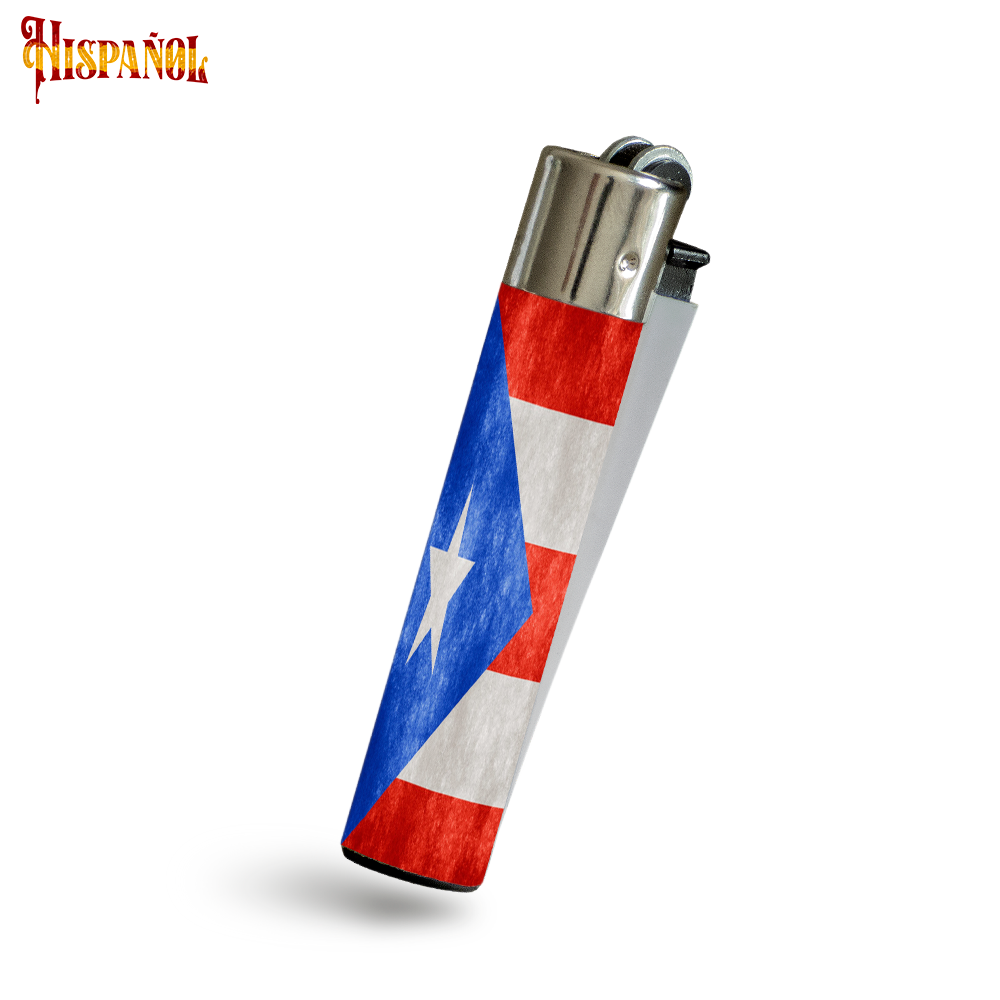 Mechero Puerto Rico - Bandera y Escudo Nacional