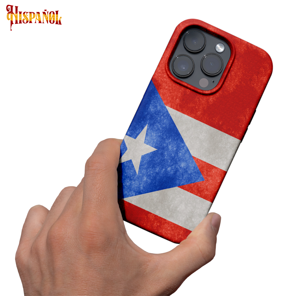 Funda Móvil Puerto Rico - Bandera y Escudo Nacional