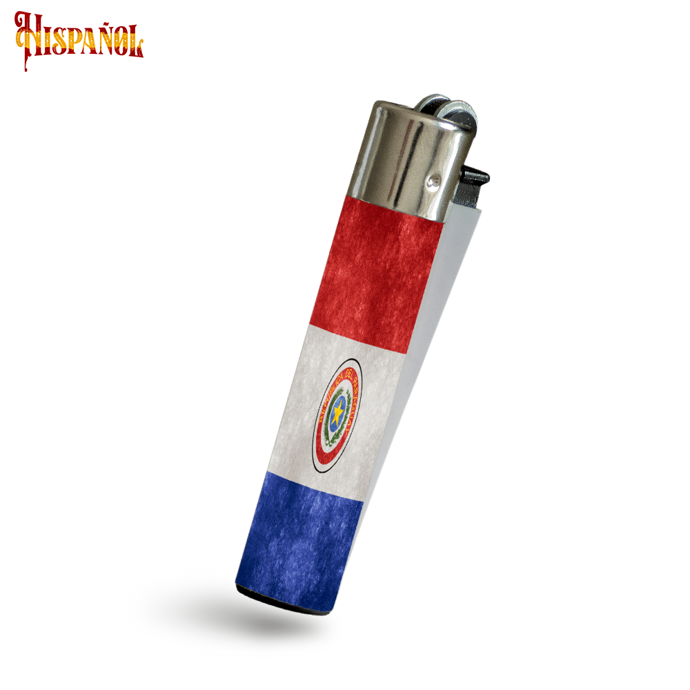 Mechero Paraguay - Bandera y Escudo Nacional