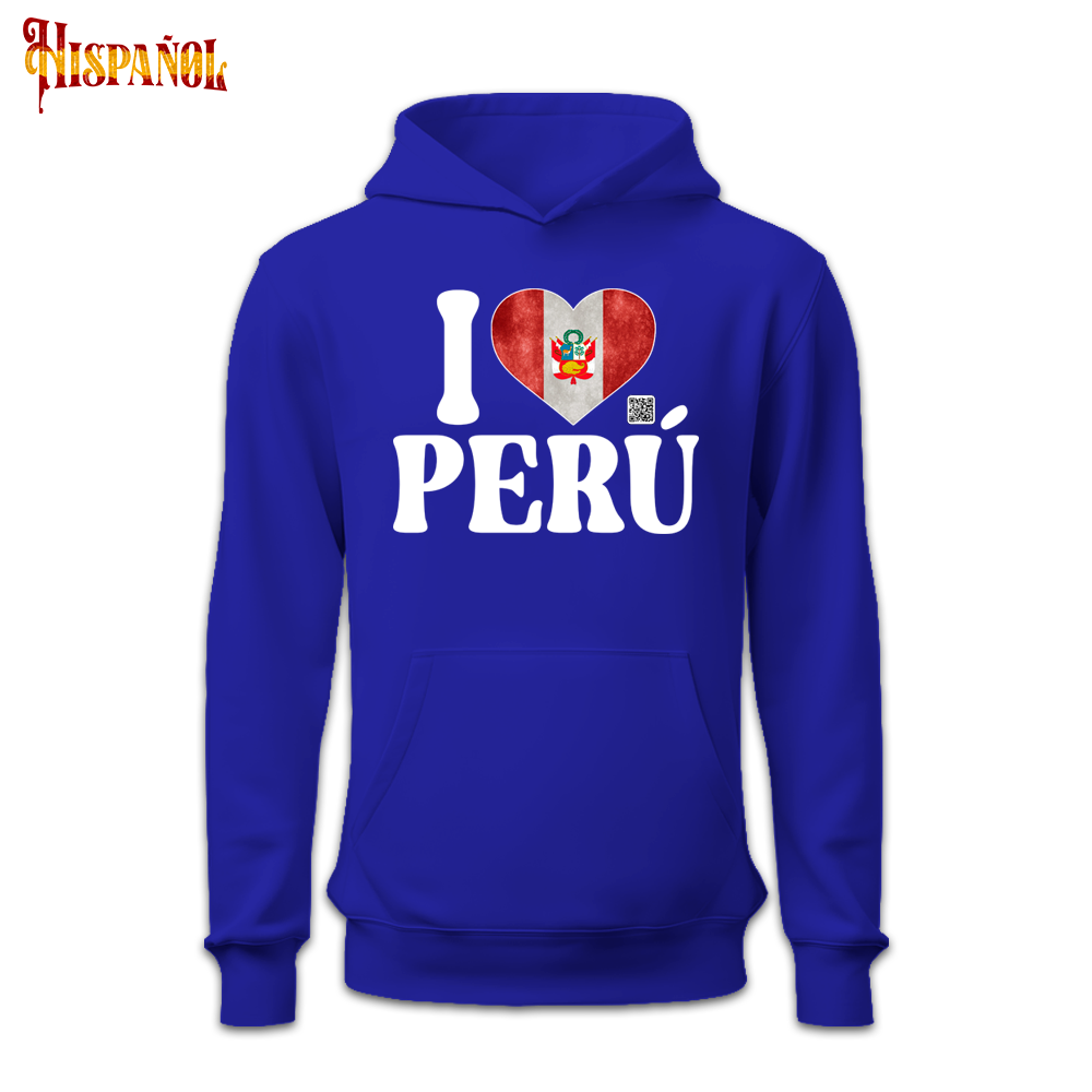 Sudadera con Capucha Bandera Perú