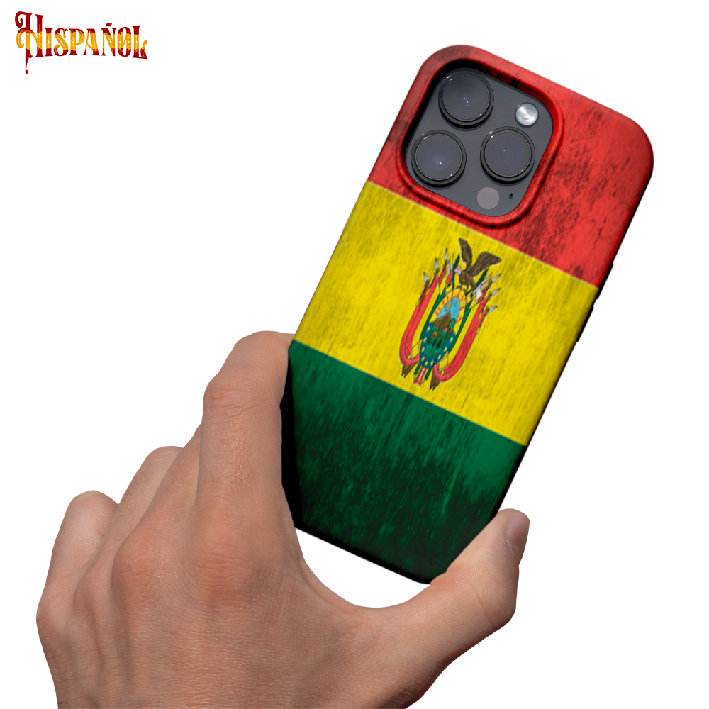 Funda Móvil Bolivia - Bandera y Escudo Nacional