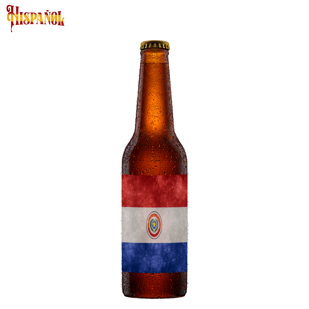 Cerveza Paraguay - Bandera y Escudo Nacional