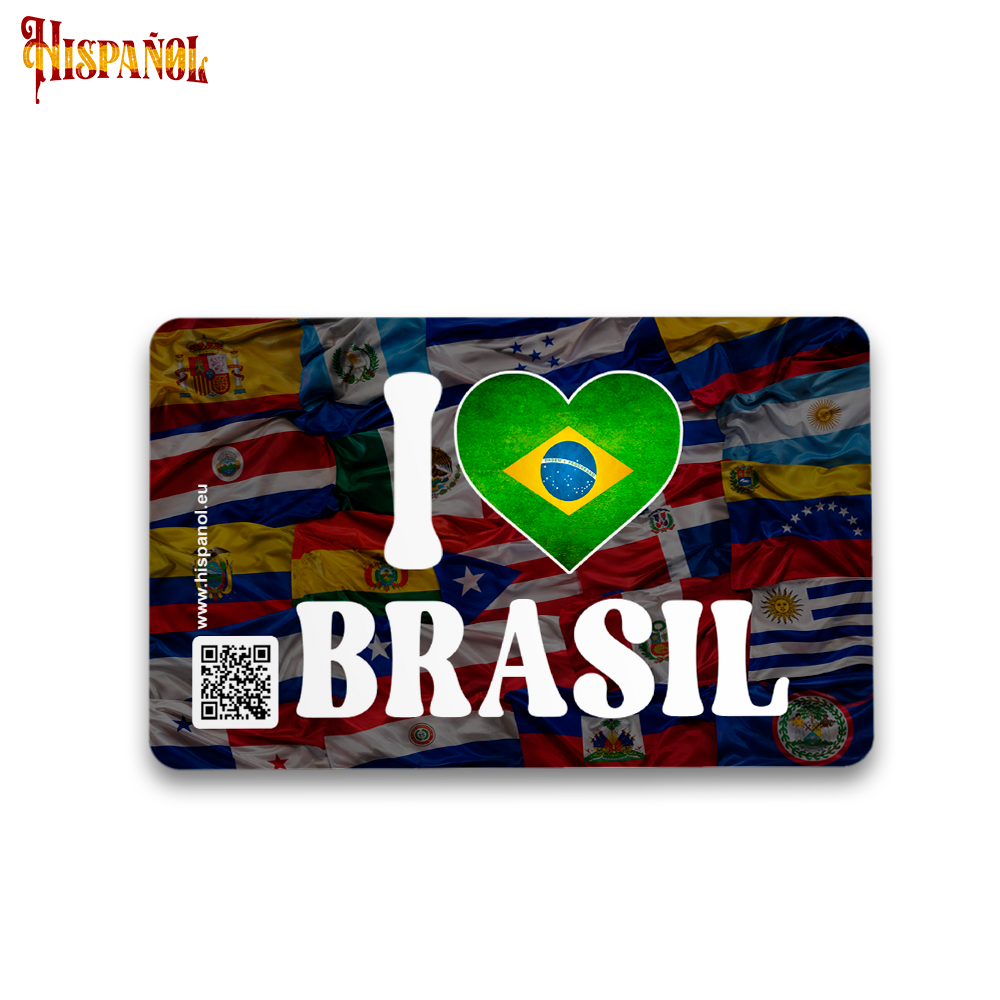 Imán I Love Brasil