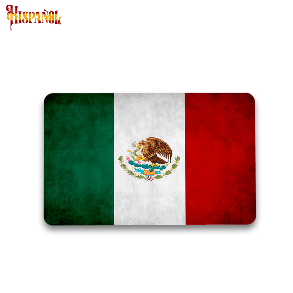 Pegatina México - Bandera y Escudo Nacional