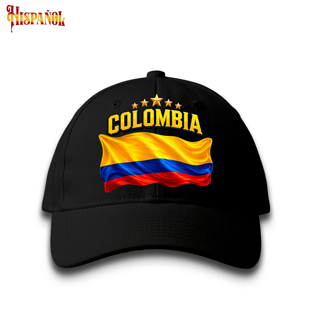 Gorra Colombia - Bandera y Estrellas