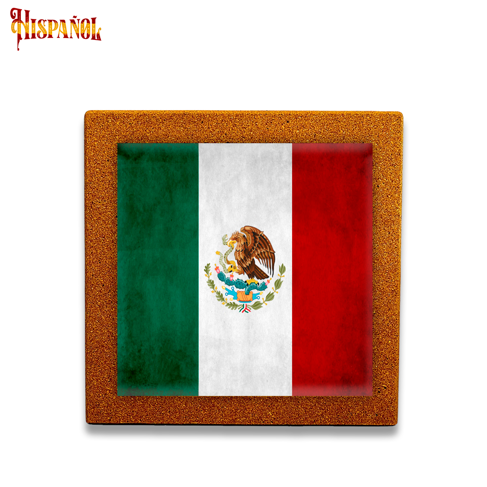 Baldosa México - Bandera y Escudo Nacional