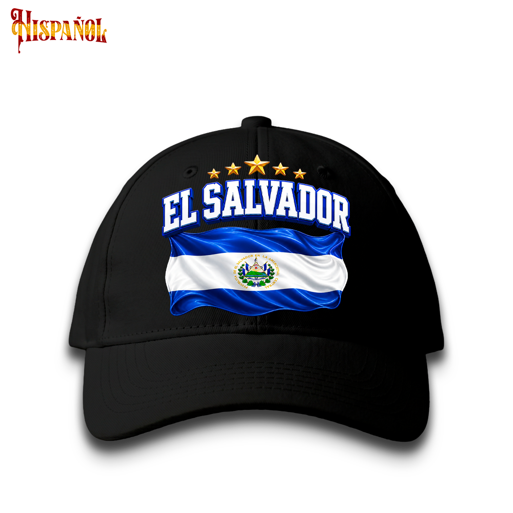Gorra El Salvador - Bandera y Estrellas