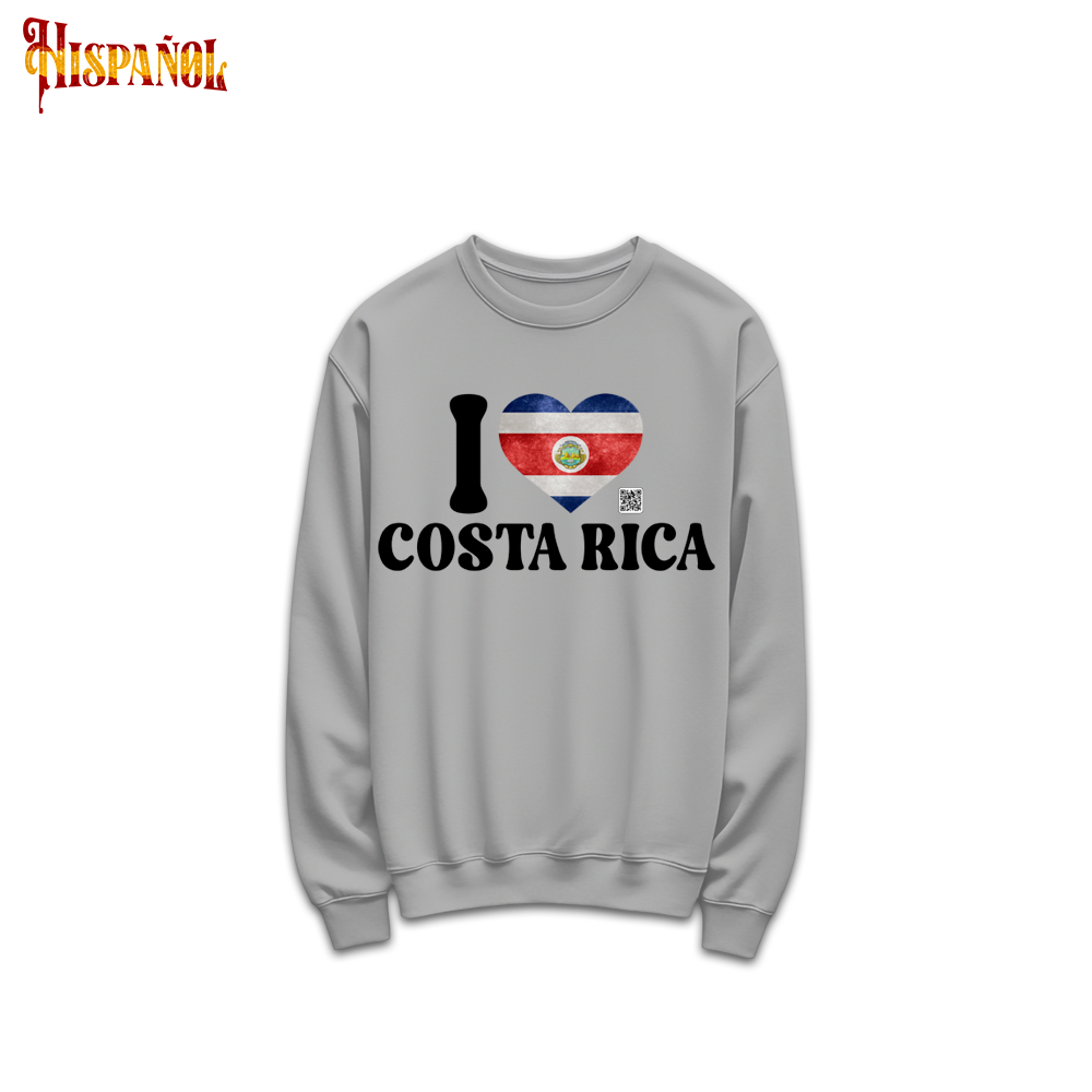 Sudadera sin Capucha Bandera Costa Rica