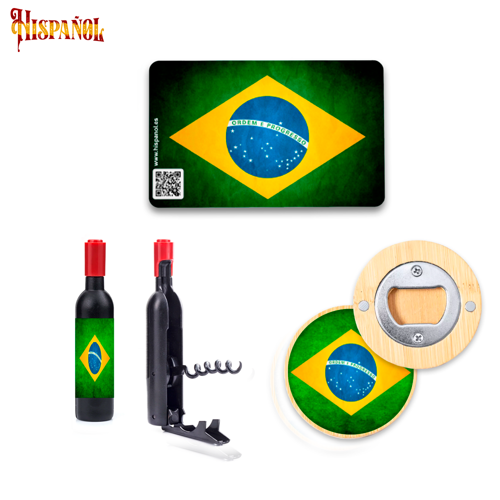 Pack Cocina Bolivia - Sacacorchos + Imán + Abrebotellas con forma botella