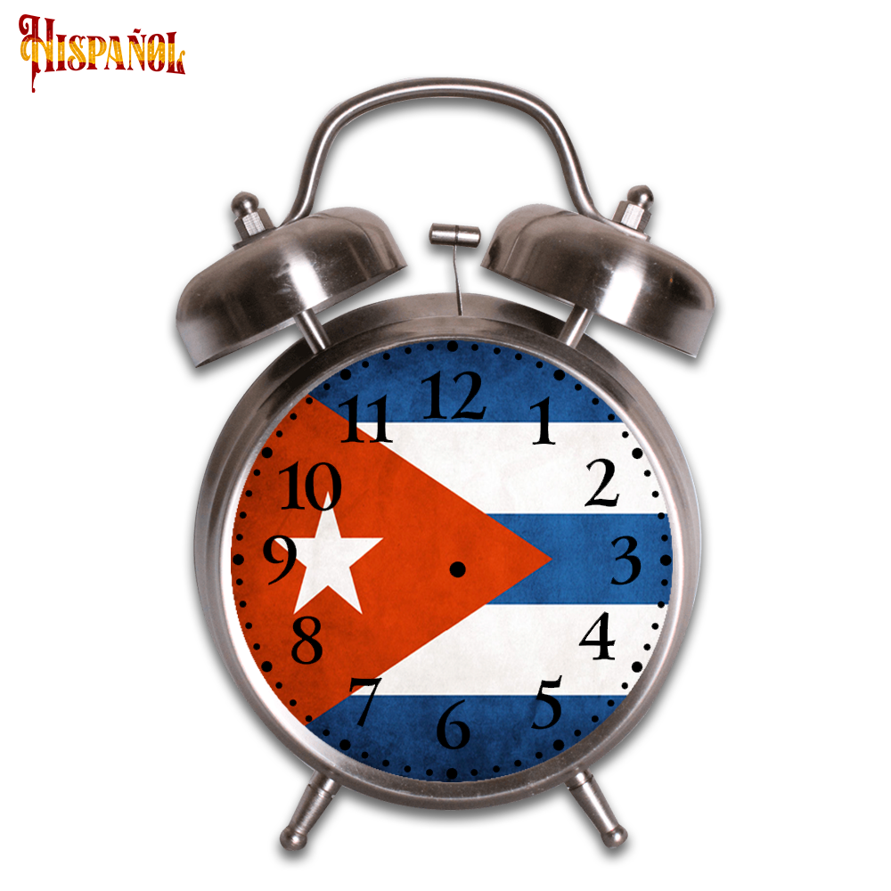 Reloj Despertador Cuba - Bandera y Escudo Nacional
