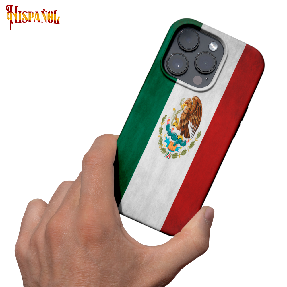 Funda Móvil México - Bandera y Escudo Nacional