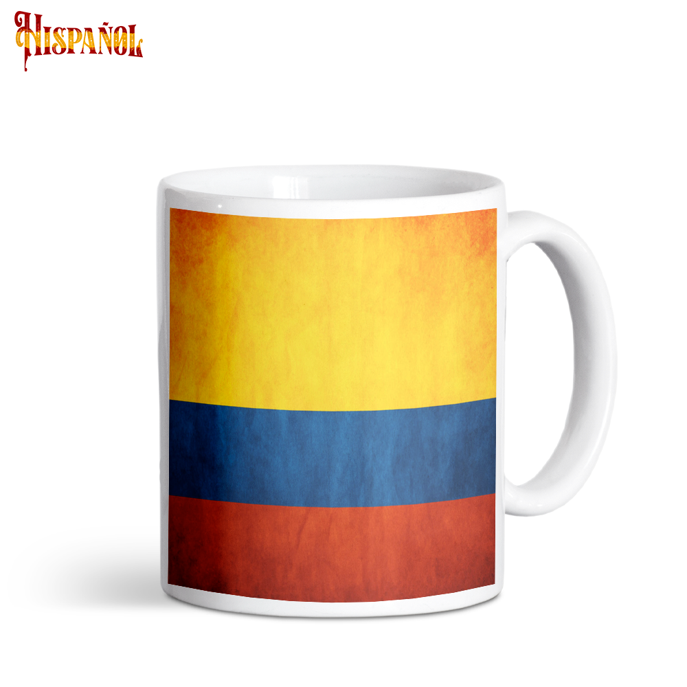 Taza Colombia - Bandera y Escudo Nacional