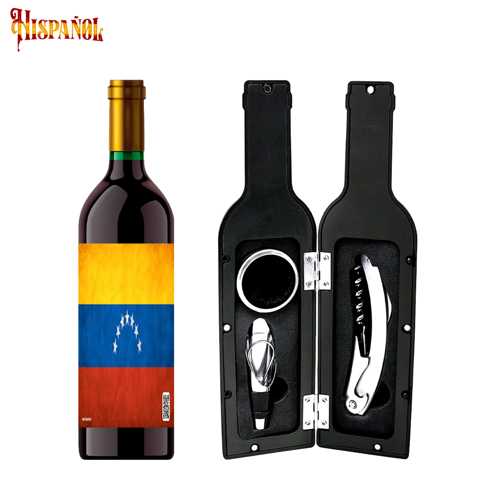 Kit Sacacorchos Venezuela - Bandera y Escudo Nacional