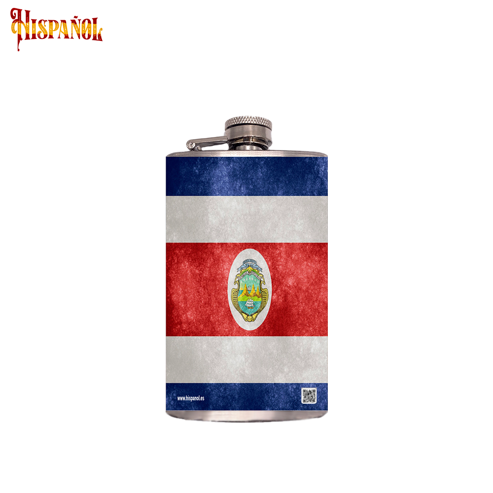 Petaca Costa Rica - Bandera y Escudo Nacional