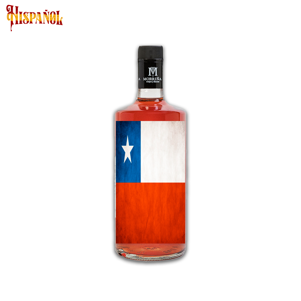 Pacharán Chile - Bandera y Escudo Nacional