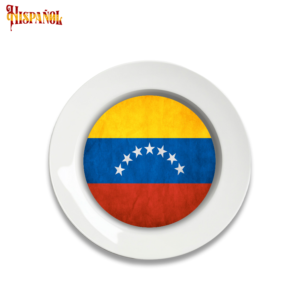 Plato Venezuela - Bandera y Escudo Nacional