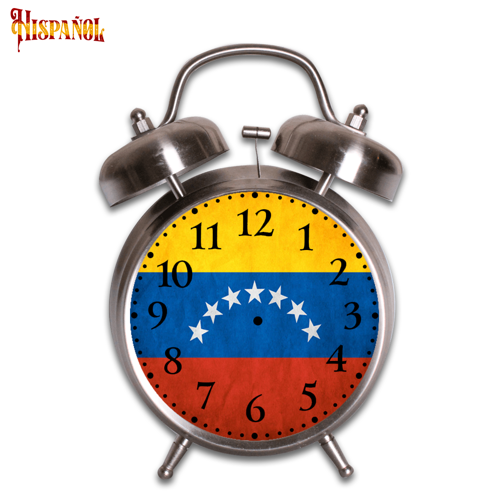 Reloj Despertador Venezuela - Bandera y Escudo Nacional