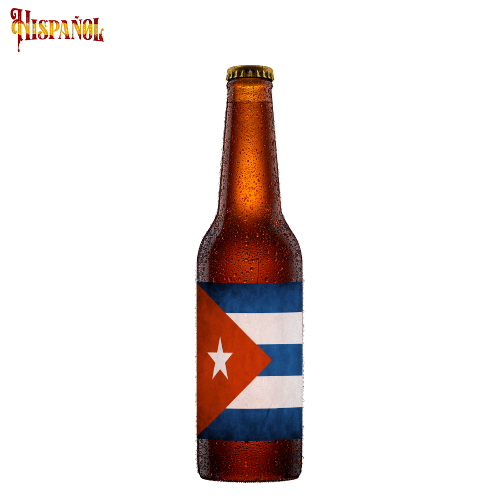 Cerveza Cuba - Bandera y Escudo Nacional