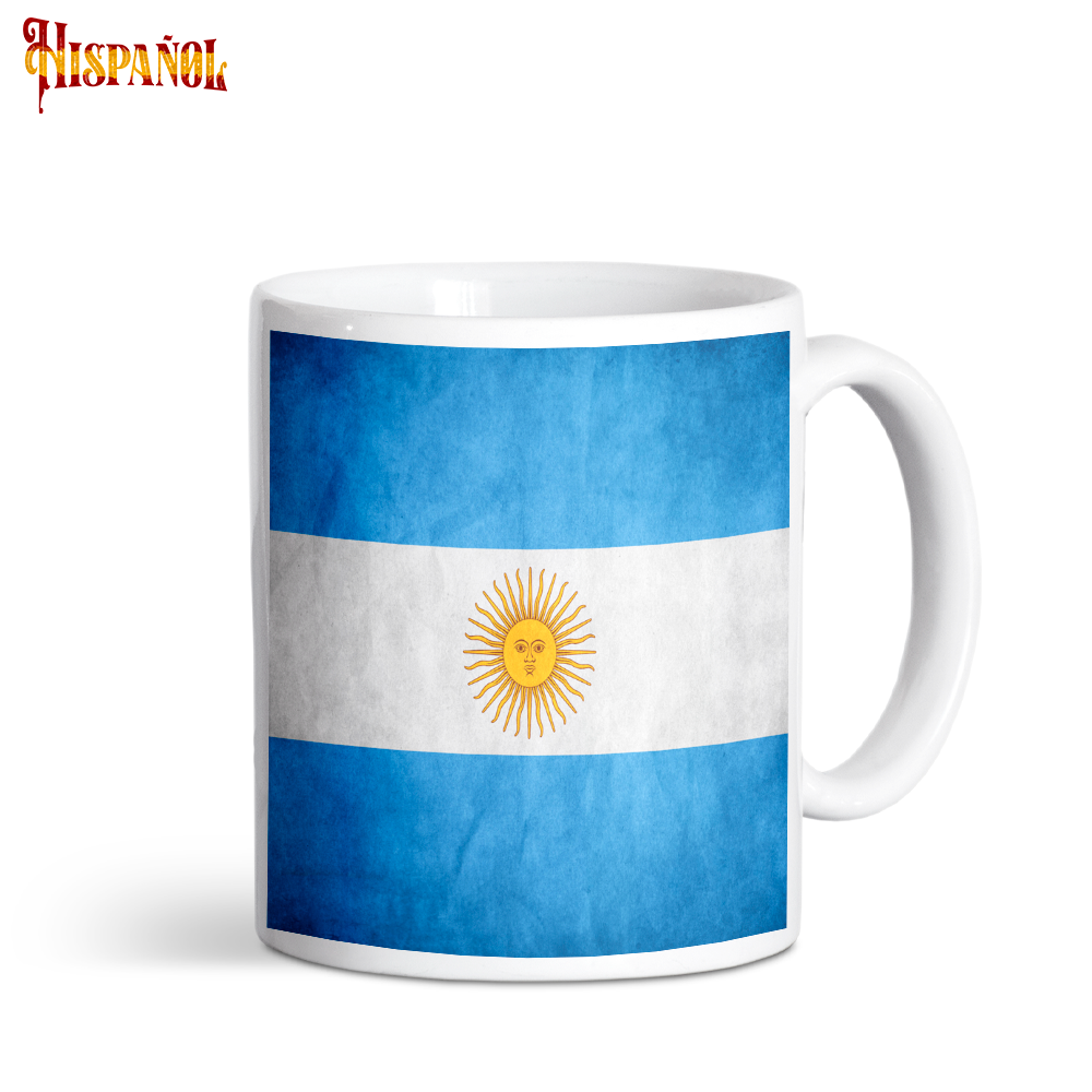 Taza Argentina - Bandera y Escudo Nacional