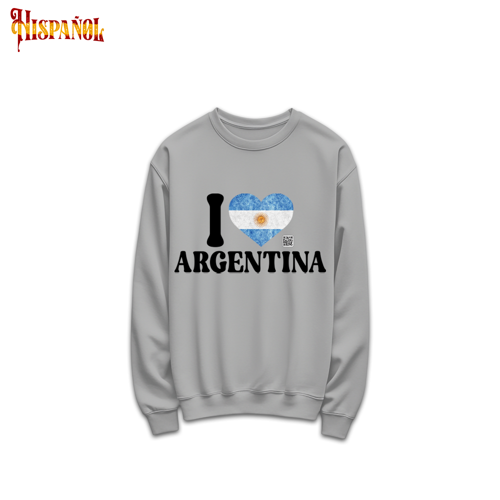 Sudadera sin Capucha Bandera Argentina
