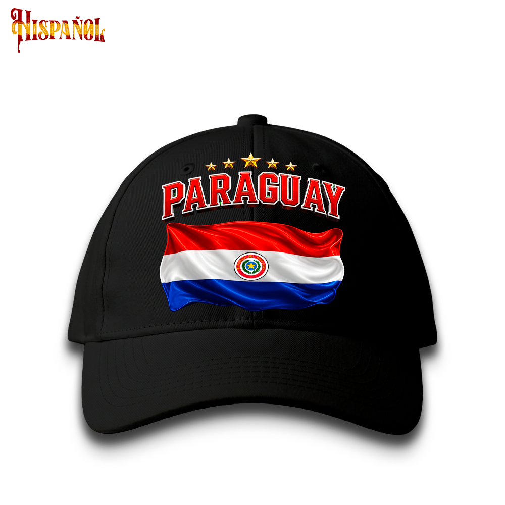 Gorra Paraguay - Bandera y Estrellas