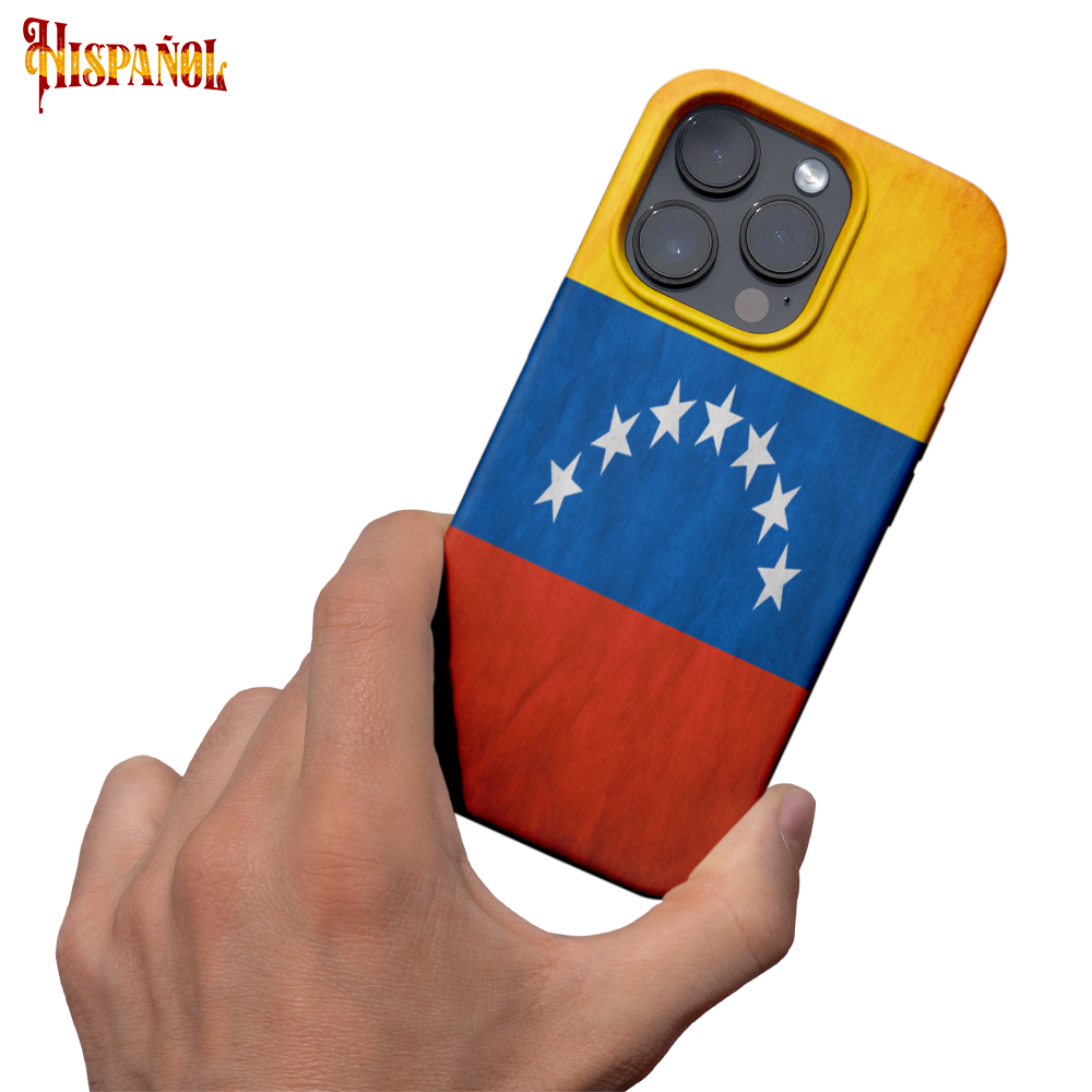Funda Móvil Venezuela - Bandera y Escudo Nacional