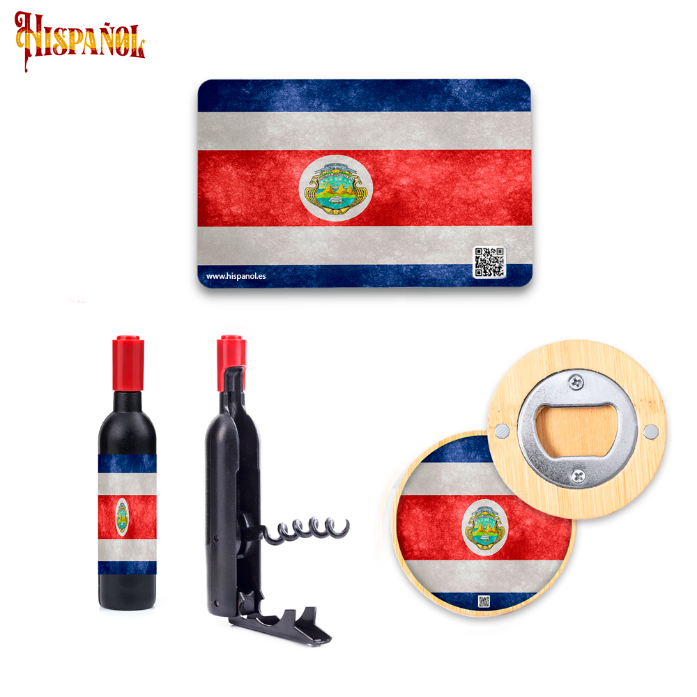 Pack Cocina Colombia- Sacacorchos + Imán + Abrebotellas con forma botella