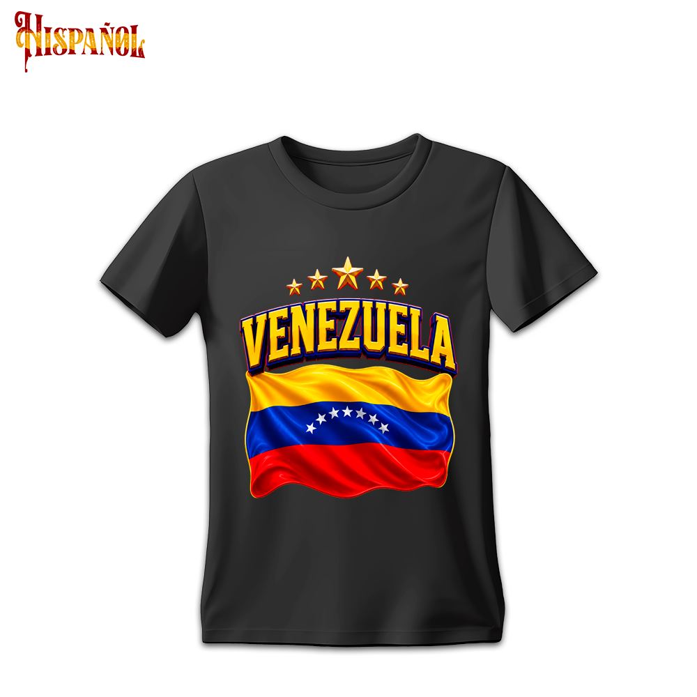Camiseta Venezuela - Bandera y Estrellas
