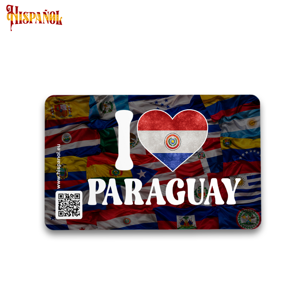 Imán I Love Paraguay