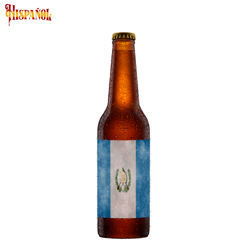 Cerveza Guatemala - Bandera y Escudo Nacional