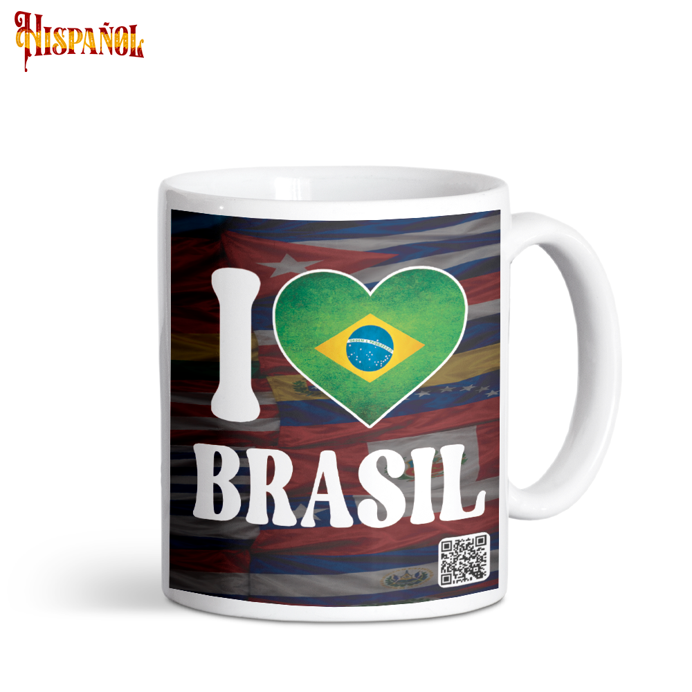 Taza I Love Brasil