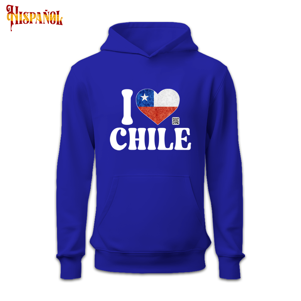 Sudadera con Capucha Bandera Chile