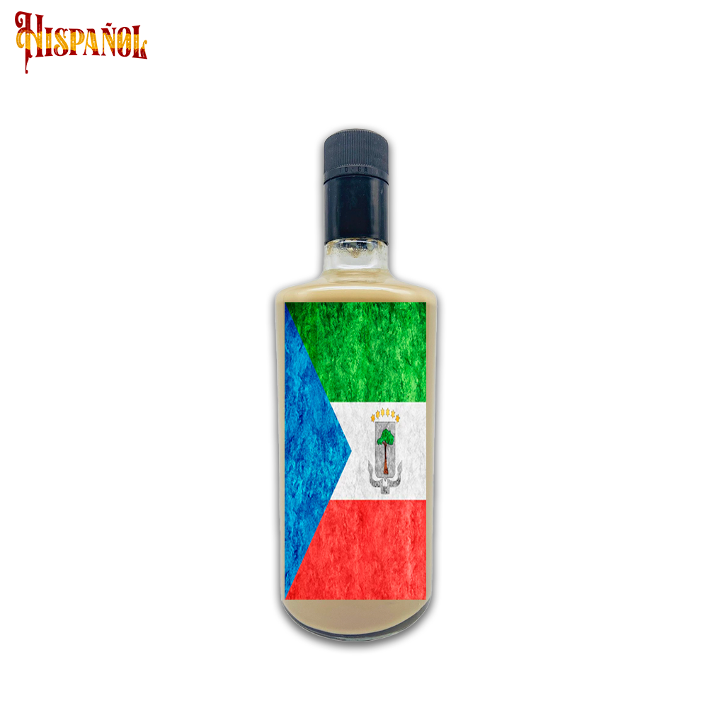 Licor Crema Guinea Ecuatorial - Bandera y Escudo Nacional