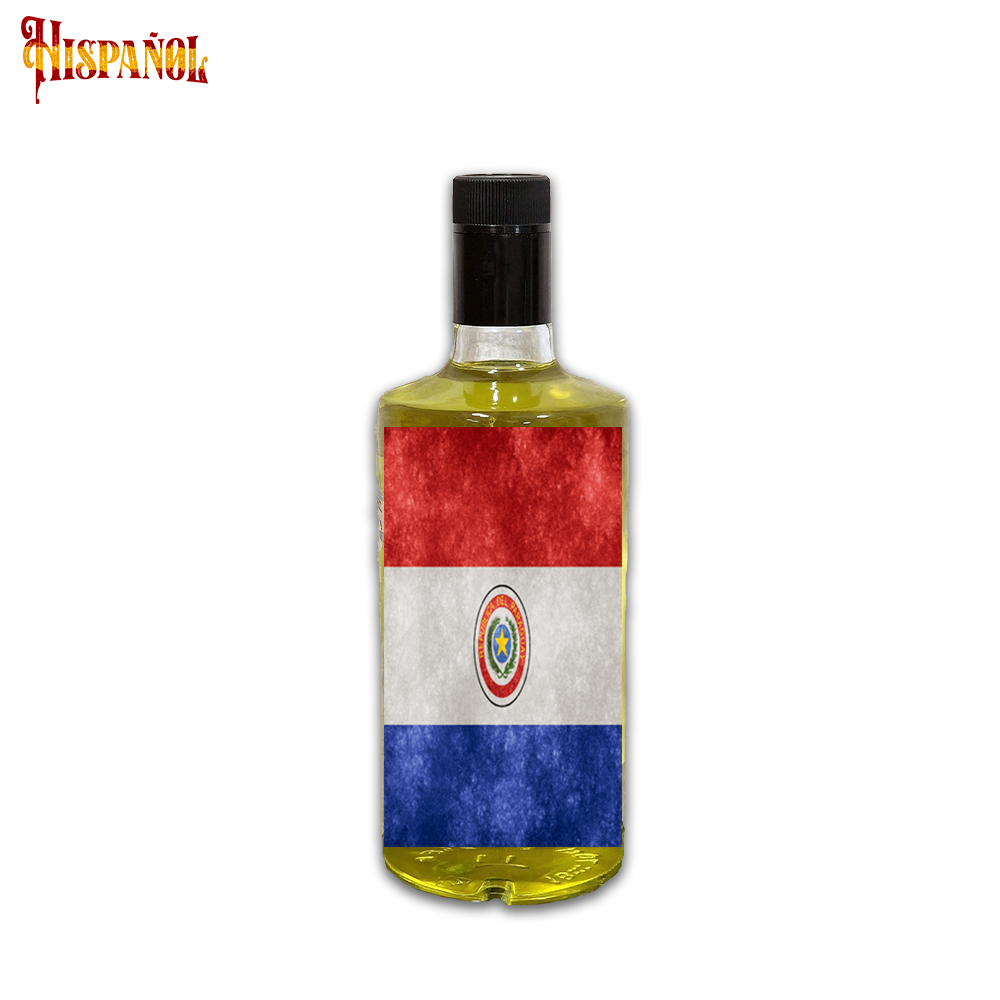 Licor de Hiervas Paraguay - Bandera y Escudo Nacional