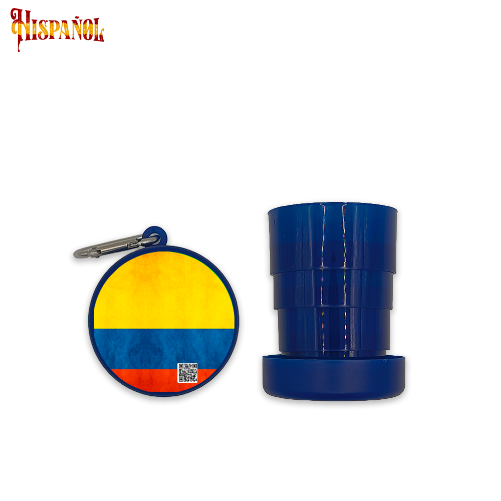 Vaso Portátil Colombia - Bandera y Escudo Nacional