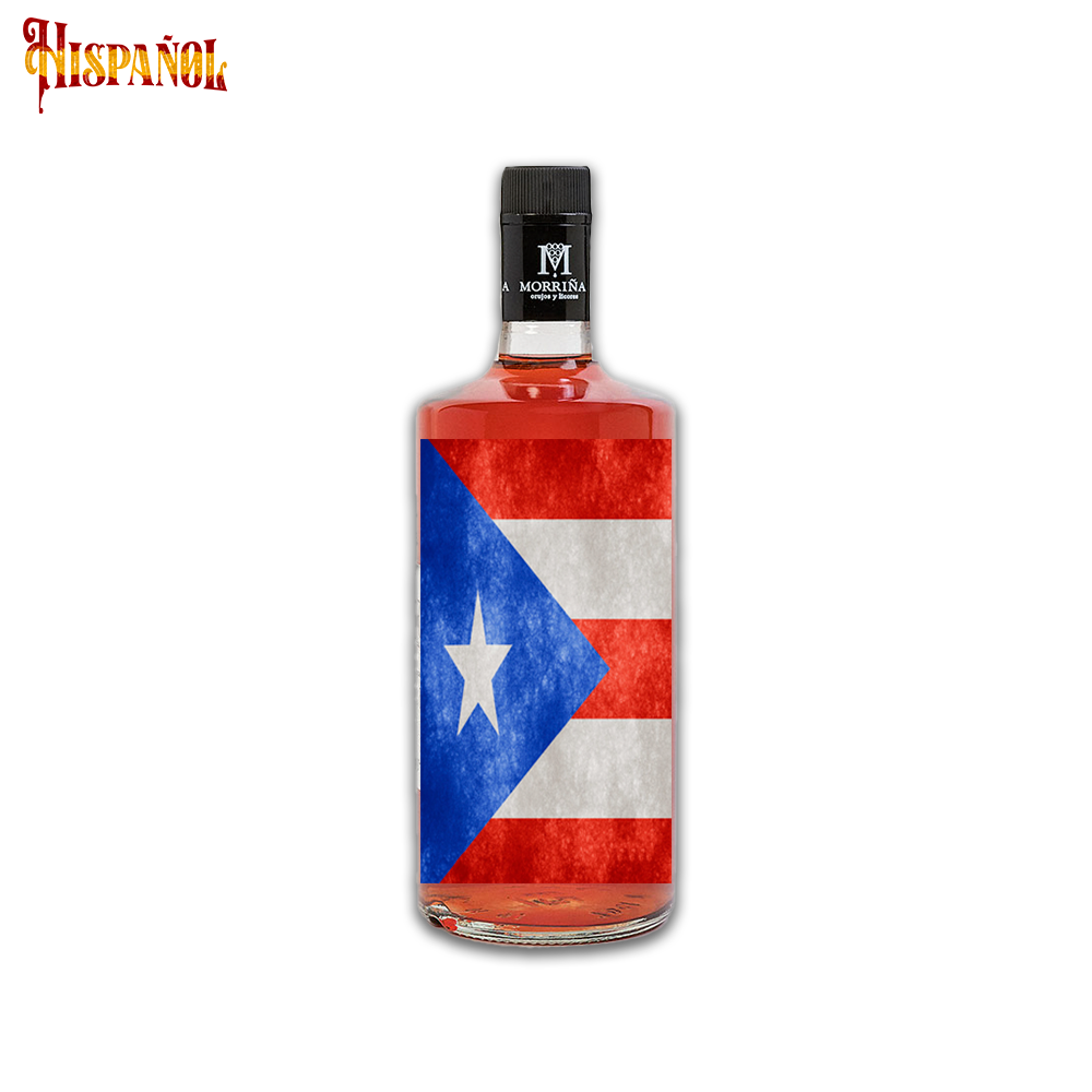 Pacharán Puerto Rico - Bandera y Escudo Nacional