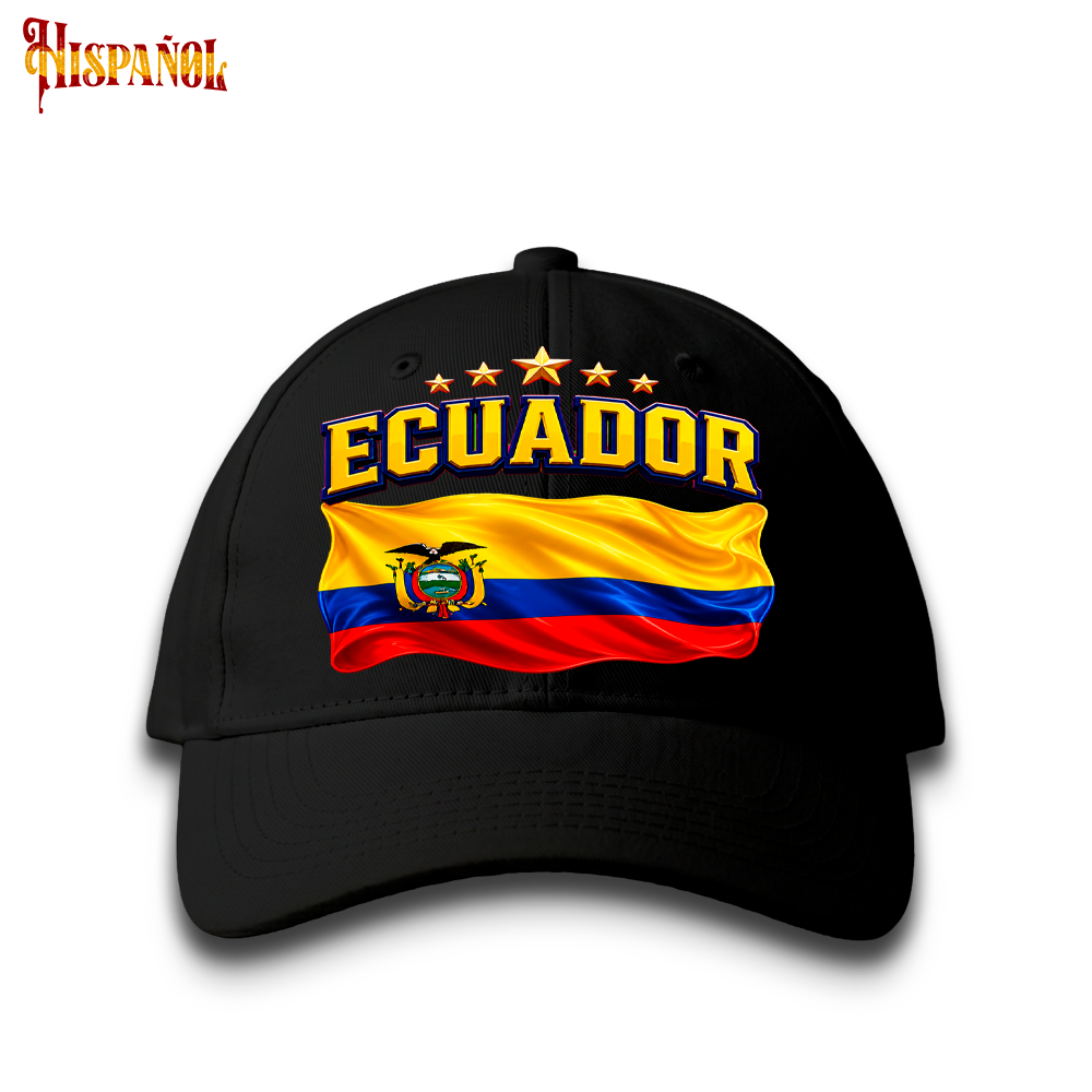 Gorra Ecuador - Bandera y Estrellas