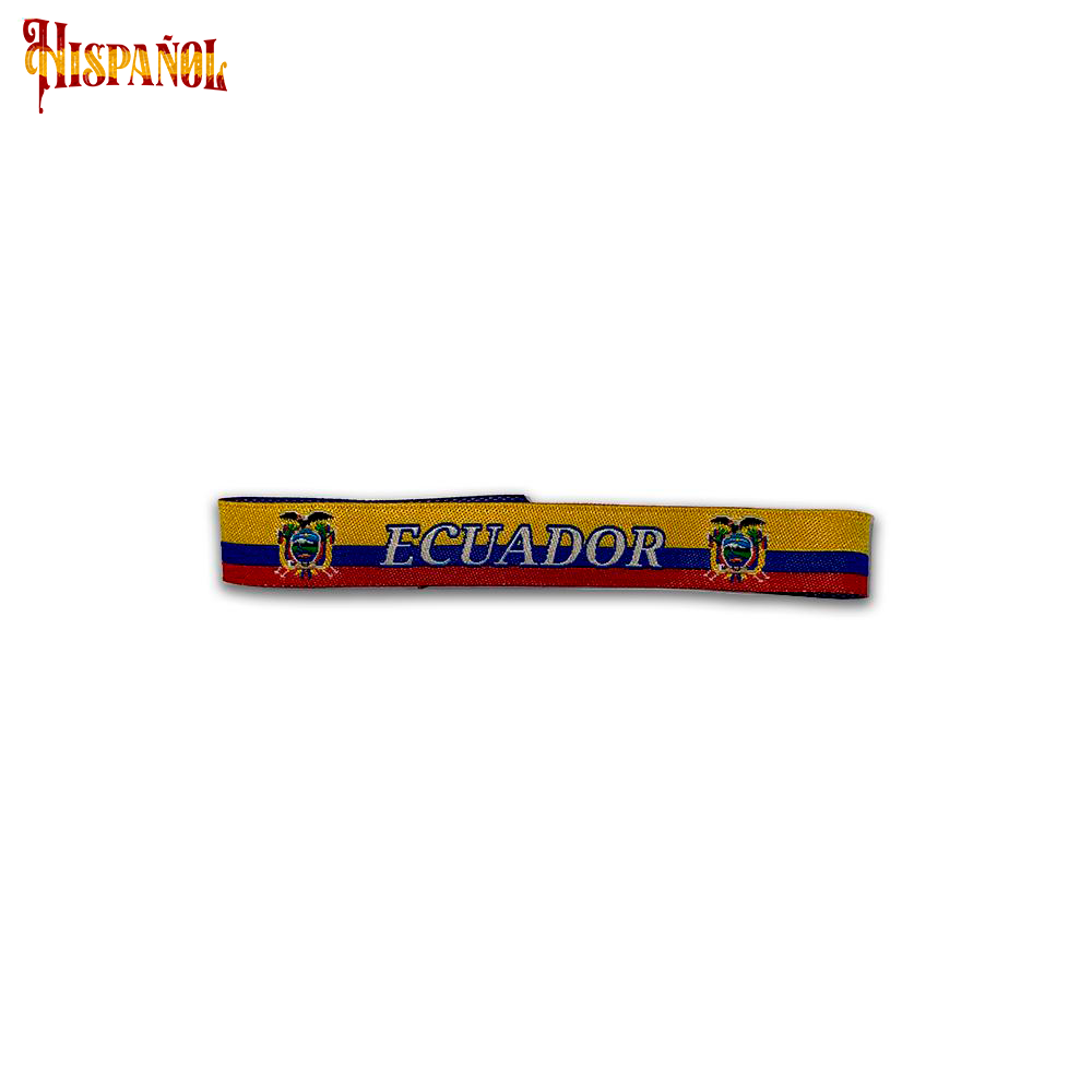 Pulsera Ecuador - Bandera y Escudo Nacional